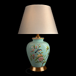 Настольная лампа голубая с изображением птиц Slip Away варинант исполнения - 8 | Loft Concept в Красноярске