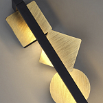 Светодиодное бра цвета античной бронзы Suprematism варинант исполнения - 2 | Loft Concept в Красноярске