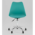Офисный стул на металлическом основании EGGERY Blue пластик варинант исполнения - 5 | Loft Concept в Красноярске