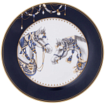 Сервиз обеденный из фарфора с изображением лошадей на 6 персон 23 предмета Porcelain Horse Set варинант исполнения - 1 | Loft Concept в Красноярске