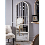 Зеркало-окно с арочным силуэтом в венецианском стиле Venetian White Mirror варинант исполнения - 4 | Loft Concept в Красноярске