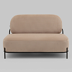 Диван Стоун велюр рельефный бежевый варинант исполнения - 5 | Loft Concept в Красноярске