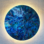 Светильник настенный «Голубая Планета» варинант исполнения - 2 | Loft Concept в Красноярске