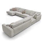 Современная модульная система мягкой мебели Zartаrn 6-ти местный угловой диван варинант исполнения - 2 | Loft Concept в Красноярске