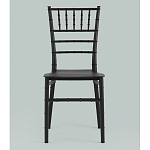 Стул Chiavari пластик черный варинант исполнения - 4 | Loft Concept в Красноярске