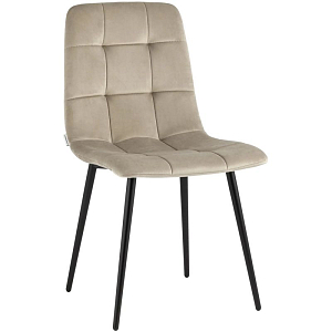 Стул NANCY Chair Светло-Бежевый Велюр