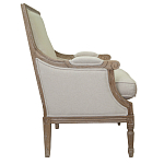 Кресло William Classical Armchair beige flax варинант исполнения - 1 | Loft Concept в Красноярске
