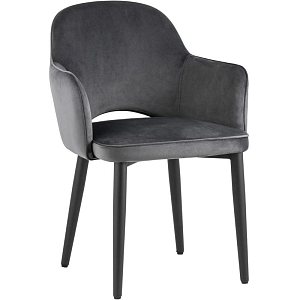 Стул SHARRON Серый Велюр