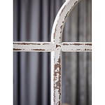 Зеркало-окно с эффектом старения в венецианском стиле Venetian White Mirror варинант исполнения - 6 | Loft Concept в Красноярске