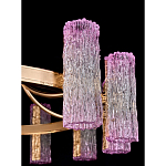 Люстра круглая с текстурными цилиндрическими плафонами Glimpse варинант исполнения - 3 | Loft Concept в Красноярске