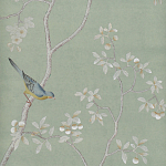 Обои ручная роспись Badminton Mercury Grey варинант исполнения - 1 | Loft Concept в Красноярске