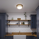 Потолочный светильник с белым матовым стеклянным плафоном в форме перевернутого конуса Hinkley варинант исполнения - 4 | Loft Concept в Красноярске