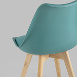 Стул с основой из пластика и мягким сиденьем Arvika Azure варинант исполнения - 6 | Loft Concept в Красноярске