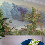 Обои ручная роспись Le Brésil Eden варинант исполнения - 3 | Loft Concept в Красноярске