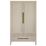 Шкаф платяной Primo с выдвижными ящиками шпон Черный дуб варинант исполнения - 1 | Loft Concept в Красноярске