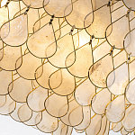 Люстра многоярусная с декором из натуральной морской ракушки Iridescent Light варинант исполнения - 5 | Loft Concept в Красноярске