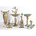 Фарфоровый подсвечник Слон с эмоцией Fluens варинант исполнения - 6 | Loft Concept в Красноярске