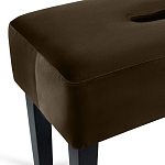 Мягкий  пуф на черных ножках Winton Pouf варинант исполнения - 12 | Loft Concept в Красноярске