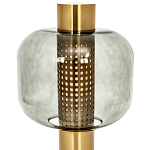 Настольная лампа со стеклянным плафоном Elario Metal Glass Table Lamp варинант исполнения - 2 | Loft Concept в Красноярске