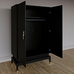 Платяной шкаф Elsa Dreams Black с 2-мя фасадами варинант исполнения - 1 | Loft Concept в Красноярске