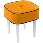 Квадратный мягкий пуф на белых ножках Winton Pouf Square варинант исполнения - 23 | Loft Concept в Красноярске