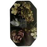 Шкатулка из эпоксидной смолы с цветами черная Epoxy Resin Box Black варинант исполнения - 1 | Loft Concept в Красноярске