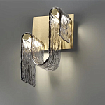 Бра волнистой формы из фактурного стекла Wave варинант исполнения - 3 | Loft Concept в Красноярске