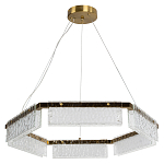 Светодиодная люстра с рельефным стеклом ICE GLASS 70 варинант исполнения - 2 | Loft Concept в Красноярске