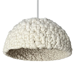 Вязаный подвесной светильник из шерсти Dome Wool Lamp  варинант исполнения - 6 | Loft Concept в Красноярске