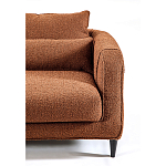 Диван в гостиную Portree Sofa Терракотовый букле варинант исполнения - 5 | Loft Concept в Красноярске