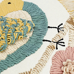 Чехол на подушку с кисточками и вышивкой птиц Ethnic mix Birds Rect варинант исполнения - 3 | Loft Concept в Красноярске