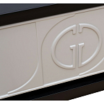 Тумбочка прикроватная с ящиком черно-серого цвета Noble Nightstand варинант исполнения - 3 | Loft Concept в Красноярске