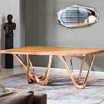 Обеденный стол прямоугольный с фигурными ножками G-table варинант исполнения - 2 | Loft Concept в Красноярске