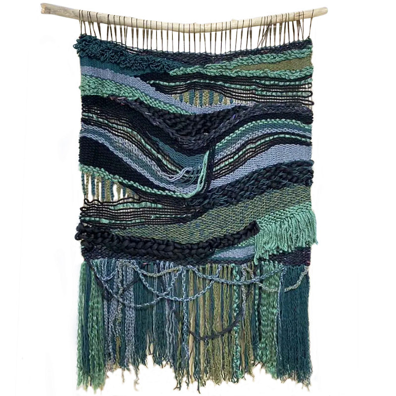  Дизайнерский Гобелен Волшебный Лес  Magic Forest II Зеленый в Красноярске | Loft Concept 