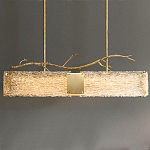 Люстра прямоугольная из фактурного стекла Chandelier Beam варинант исполнения - 5 | Loft Concept в Красноярске