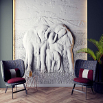 Барельеф ELEPHANTS варинант исполнения - 2 | Loft Concept в Красноярске