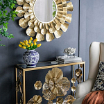 Ваза округлой формы с бело-синим цветочным орнаментом Blue & White Ornament  варинант исполнения - 4 | Loft Concept в Красноярске