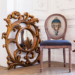 Зеркало настенное с рамой цвета античная бронза Classic Ornament Mirror варинант исполнения - 3 | Loft Concept в Красноярске