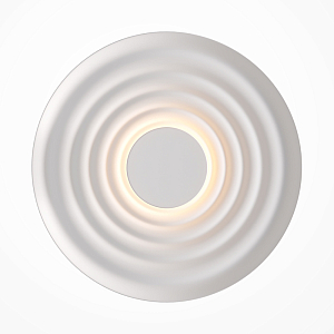 Бра круглое Soft Halo белый