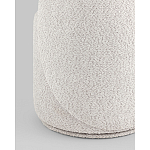 Пуф Loreen со спинкой вращающийся букле светло-серый варинант исполнения - 3 | Loft Concept в Красноярске