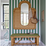 Скамья из ротанга с подушкой Mattia Rattan Bench варинант исполнения - 6 | Loft Concept в Красноярске