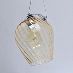 Подвесной светильник со стеклянном плафоном в форме бокала Kaleido варинант исполнения - 4 | Loft Concept в Красноярске