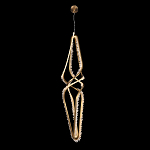 Подвесной светильник с декоративными элементами в виде кристаллов Smooth Shine варинант исполнения - 1 | Loft Concept в Красноярске