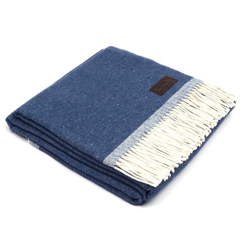 Плед SARA 4000 Marzotto Синий в Красноярске | Loft Concept 