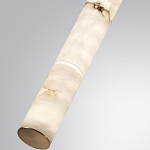 Подвесной светильник с плафоном в форме цилиндра из алебастра Cryptocrystalline Stone варинант исполнения - 5 | Loft Concept в Красноярске