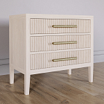 Тумба Primo  с тремя ящиками шпон Светлый дуб варинант исполнения - 3 | Loft Concept в Красноярске