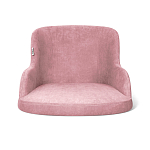 Стул с мягкой розовой обивкой из велюра и подъемно-поворотным механизмом на черных колесиках Harper Pink варинант исполнения - 2 | Loft Concept в Красноярске