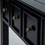 Черная тумба с выдвижным ящиком Monica варинант исполнения - 3 | Loft Concept в Красноярске