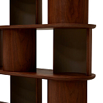 Стеллаж Zacharie Brown Wood Rack варинант исполнения - 4 | Loft Concept в Красноярске