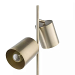 Настольная лампа золотистая на белом мраморном основании Streams of Light варинант исполнения - 4 | Loft Concept в Красноярске